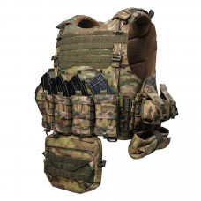 Плитоноска WARMOR Gen.4 MAX + 9 підсумків. Мультикам